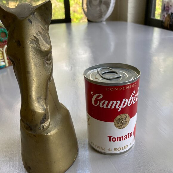 Castilian Imports HORSE HEAD STATUE  Brass/Copper vintage 7.25"h - Picture 4 of 9